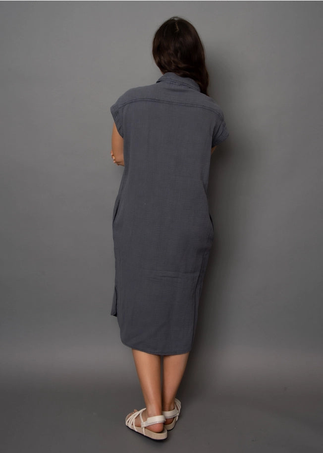 Aira Gauze Shirt Dress