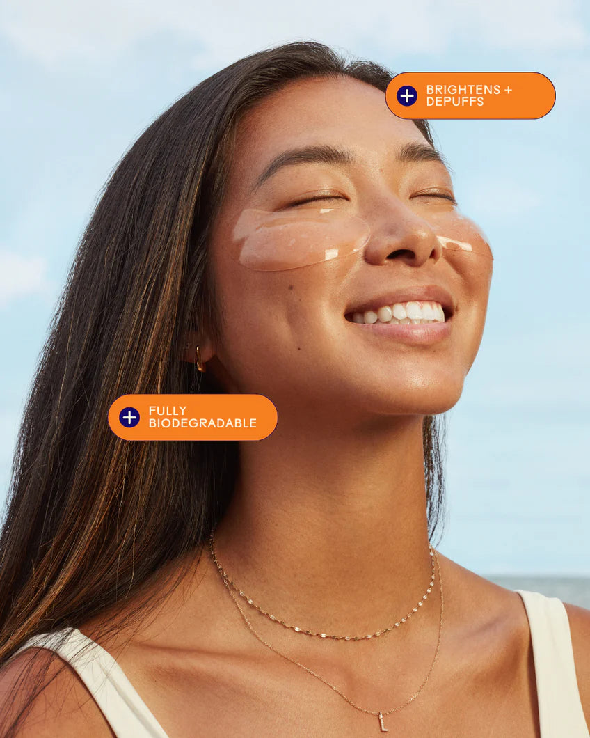 Red Algae + Avocado Biodegradable Eye Masks - Sprig Beauty Co