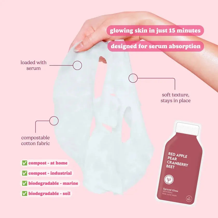 Red Apple Smoothie Brightening Sheet Mask