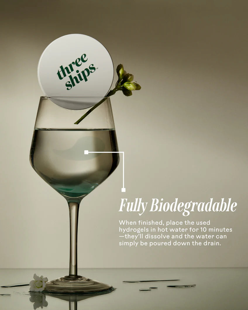 Sea Algae + Bio-Peptide Smoothing Biodegradable Eye Masks - Sprig Beauty Co