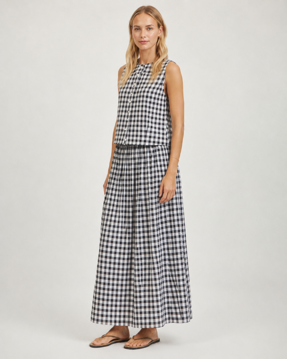 Maelle Button Front Top A.ren