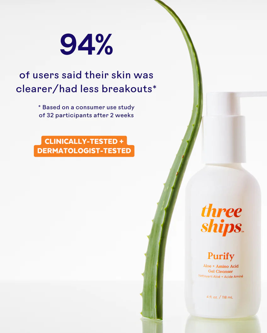 Purify Aloe + Amino Acid Gel Cleanser - Sprig Beauty Co