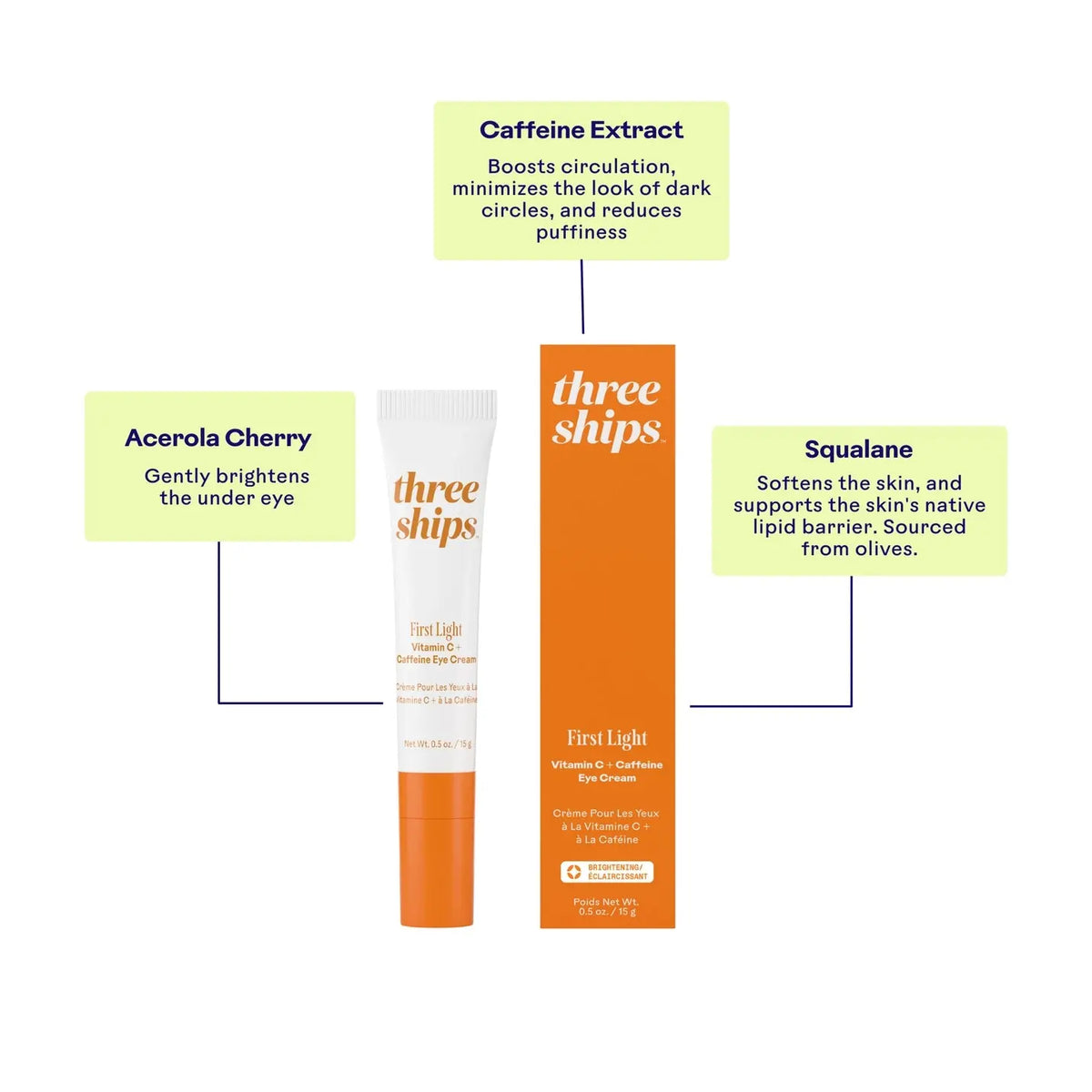 First Light Vitamin C + Caffeine Eye Cream
