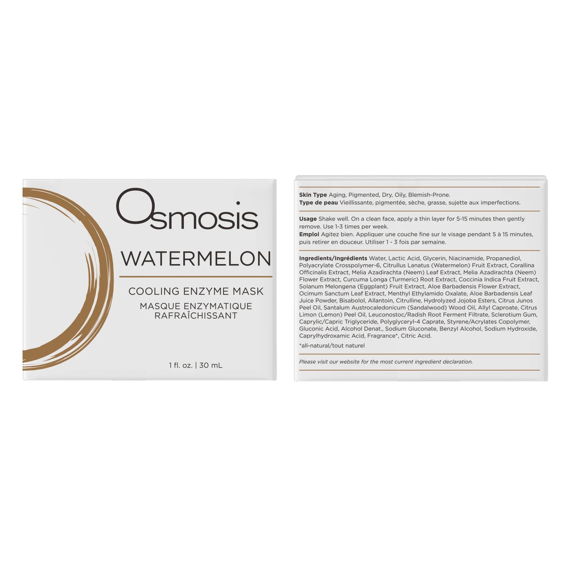 Watermelon Enzyme Cooling Mask Osmosis