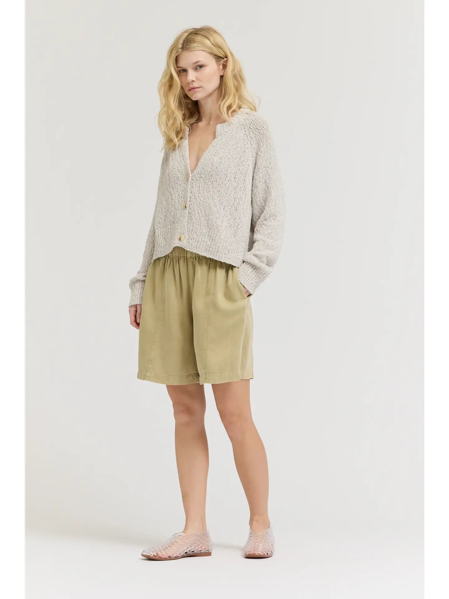 Coastal Texture Cardigan Grade and Gather