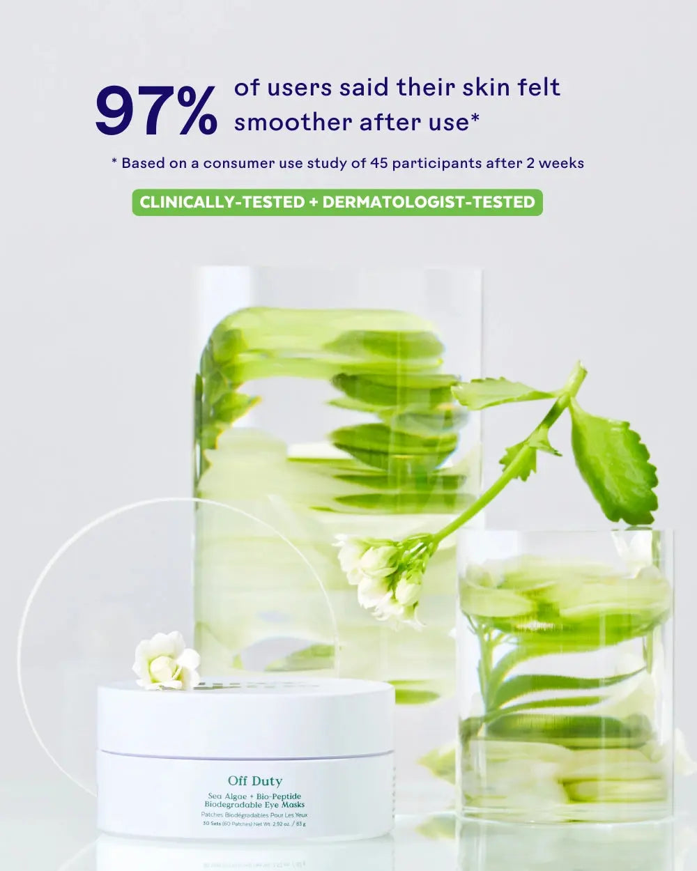 Off Duty | Firming Collagen + Neem Biodegradable Eye Masks Three Ships