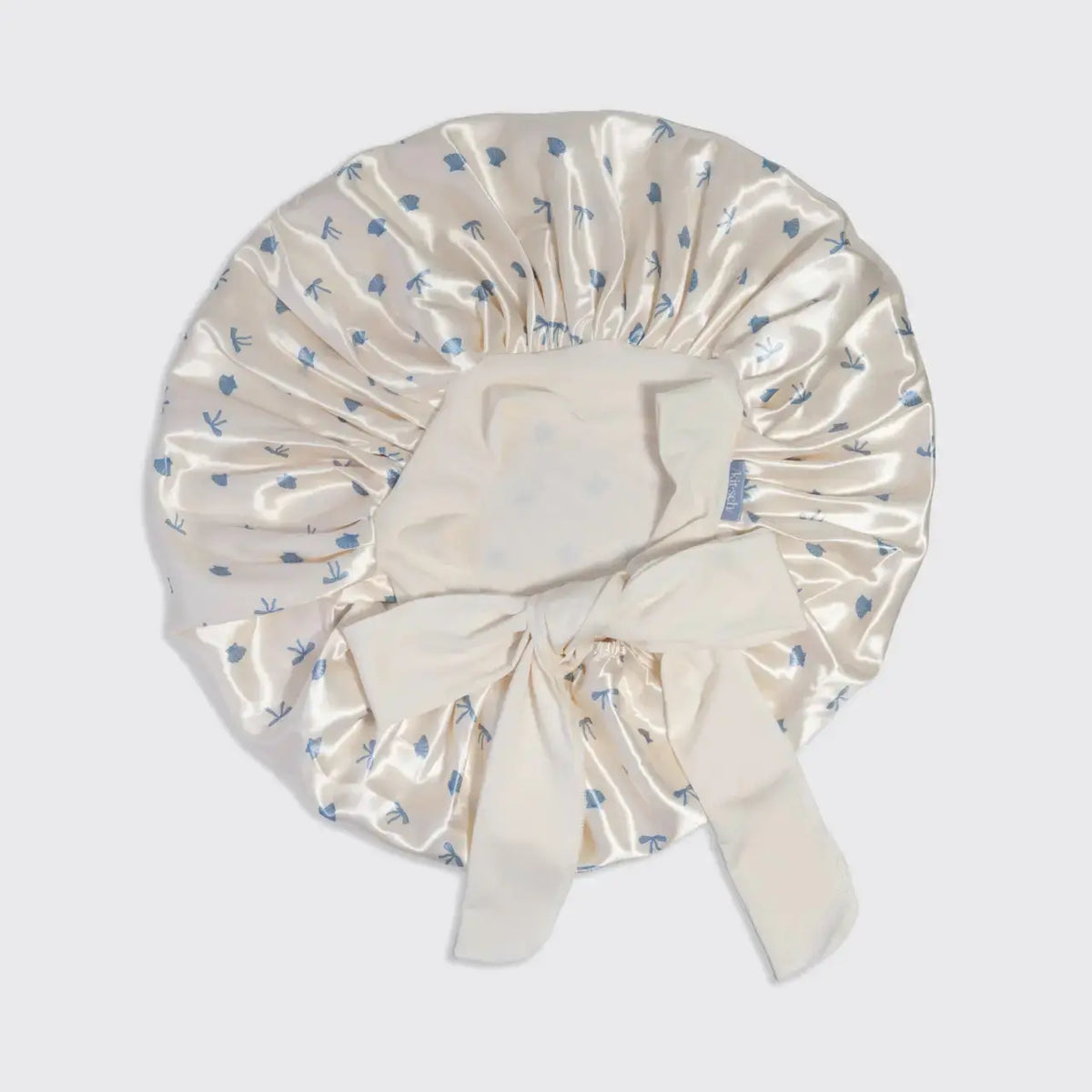 Coastal Bow Satin Sleep Bonnet