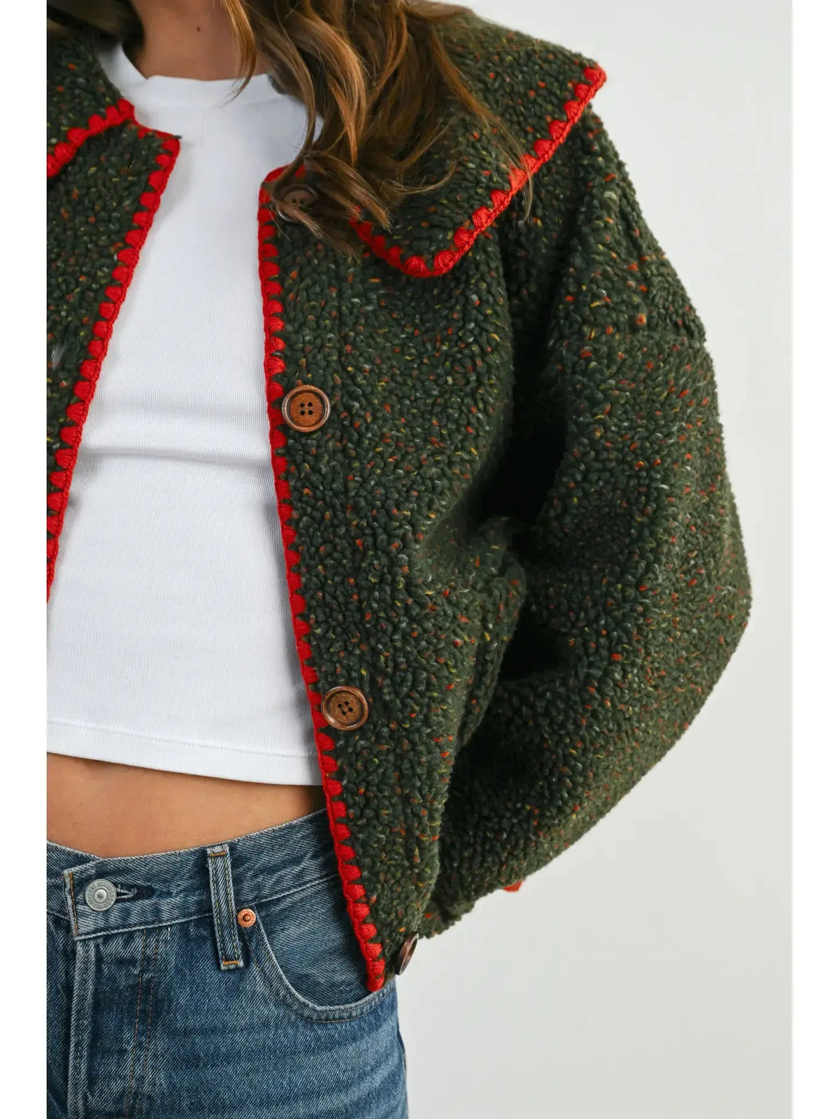 The Confetti Sherpa Jacket