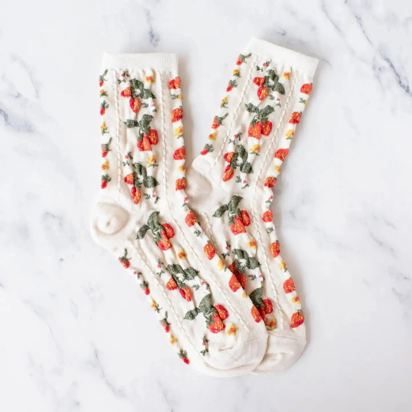 Strawberry Farm Socks - Sprig Beauty Co
