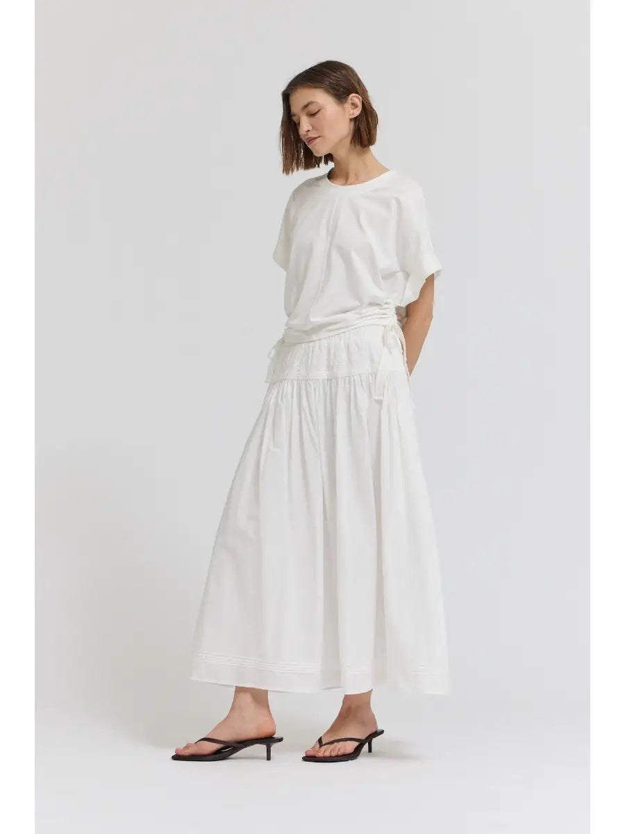Willow Drawstring Tee Grade and Gather