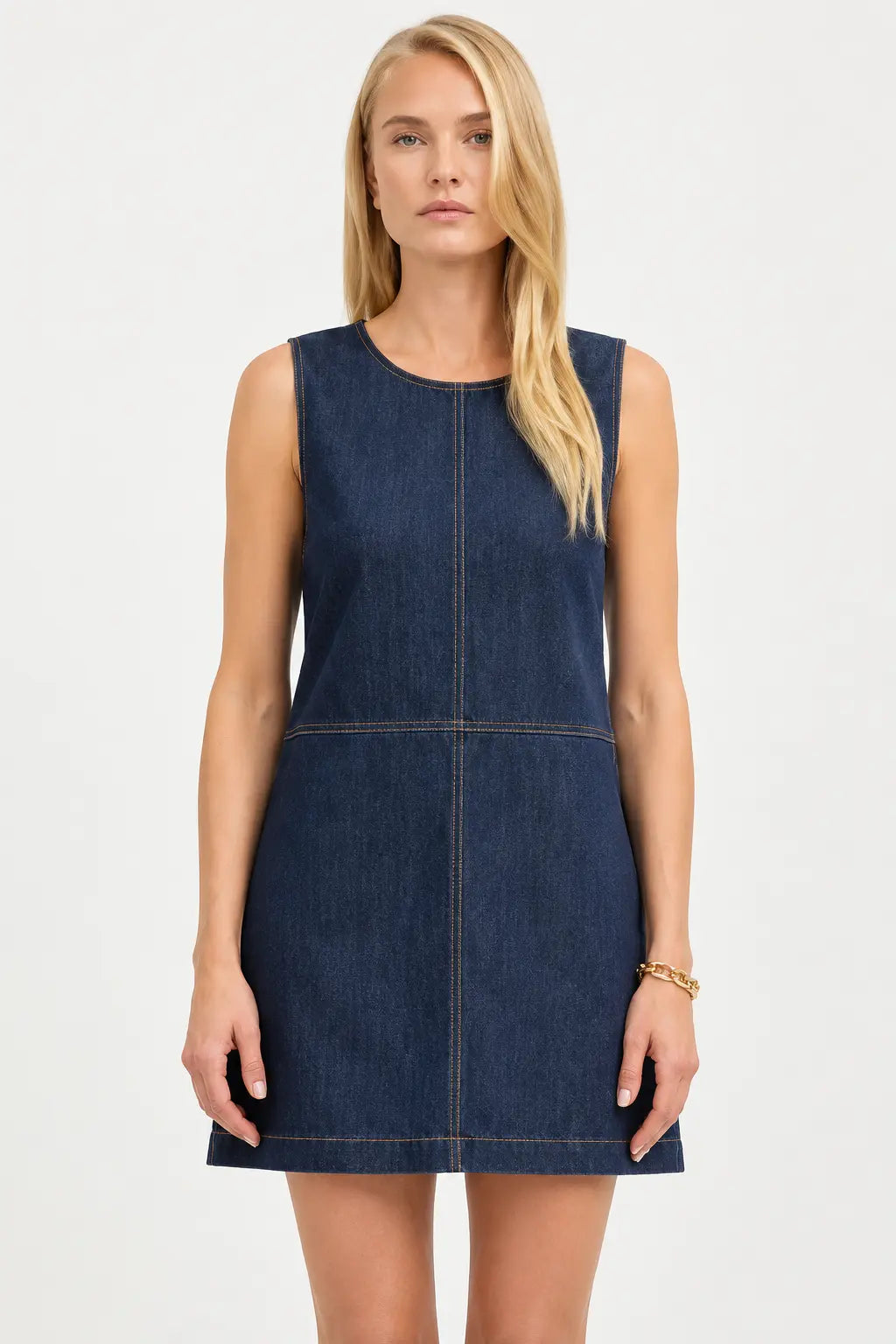 The Lennon Denim Shift Dress
