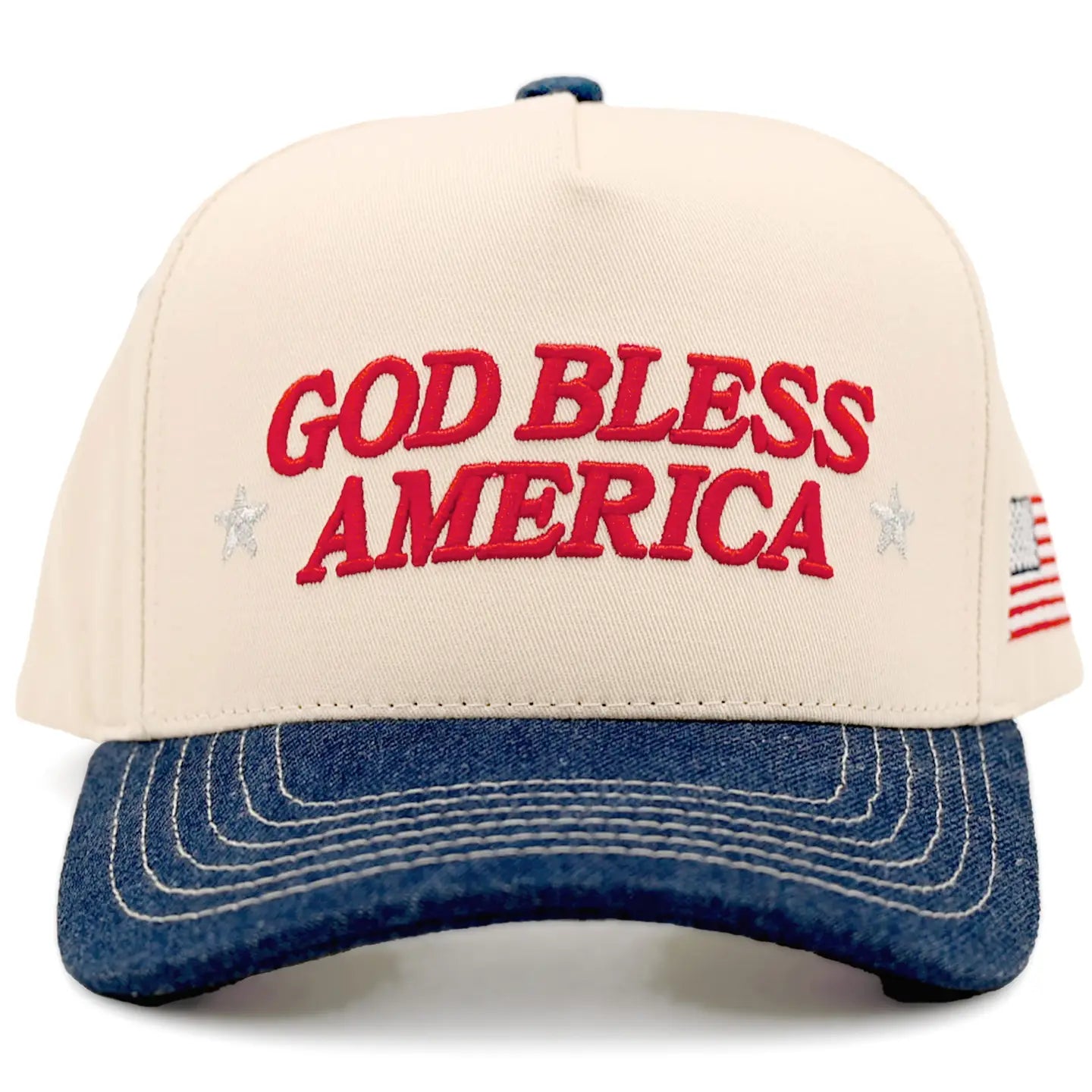 God Bless America Trucker Hat Hana Hats