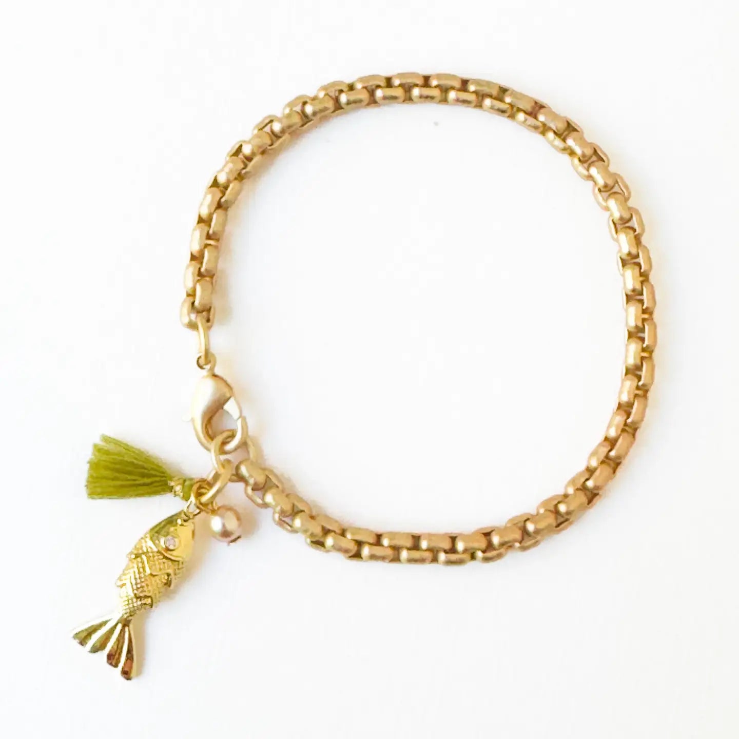 Gold Fish Bracelet Nest Pretty Things