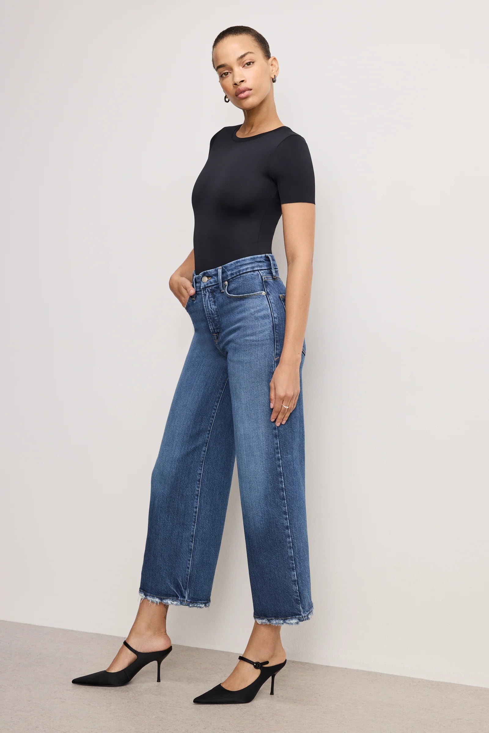 Good Waist Palazzo Denim