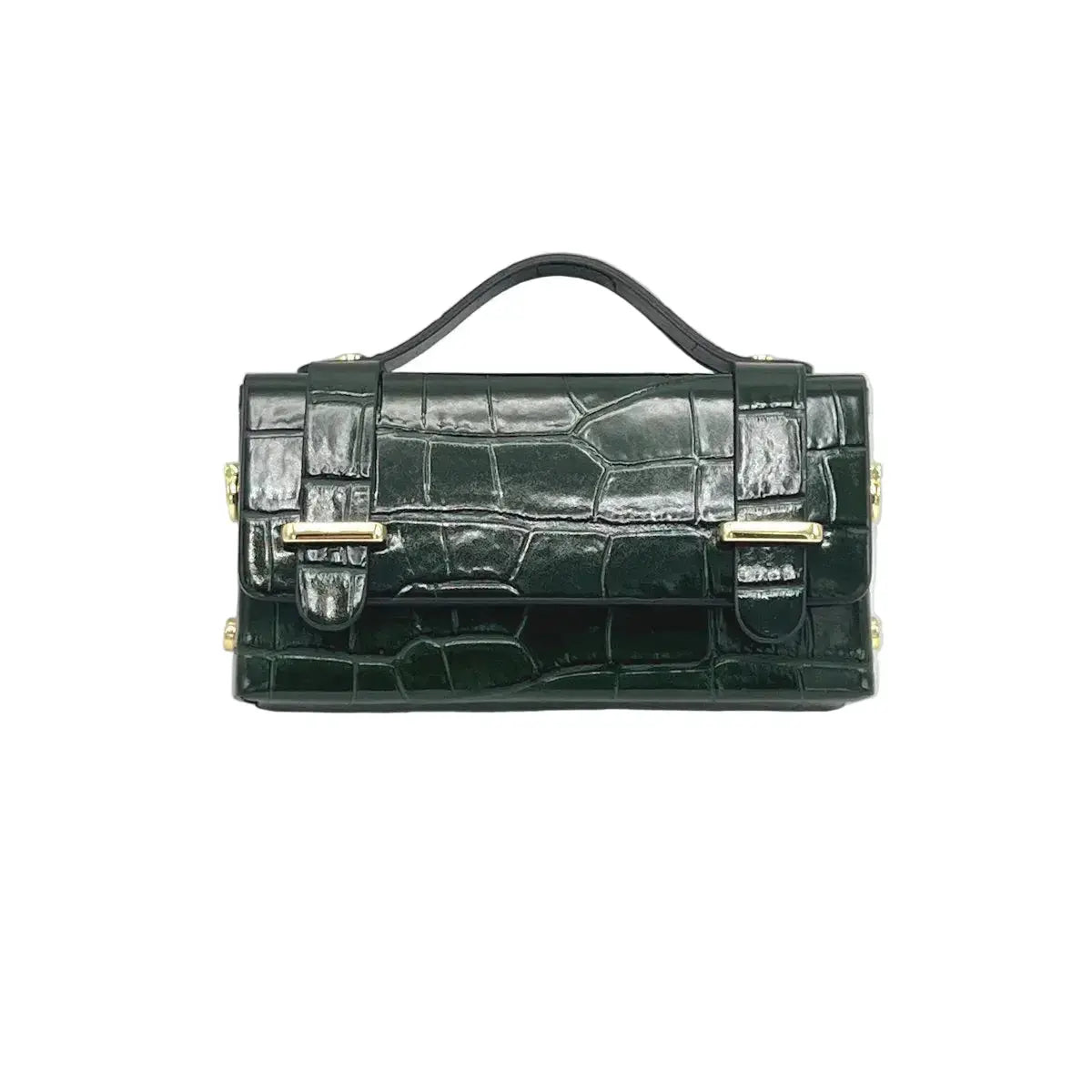 Suie Valentini Sloane handbag purse in a structured design with a top handle and refined finish