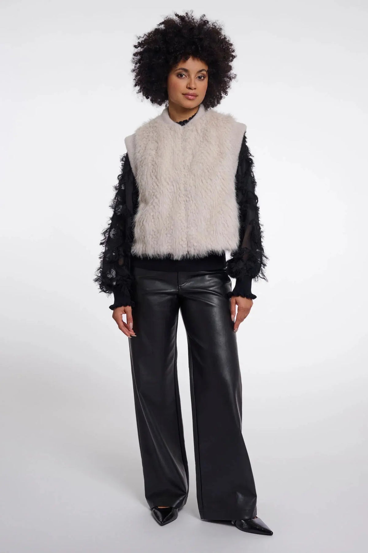 Alvita Faux Fur Waistcoat