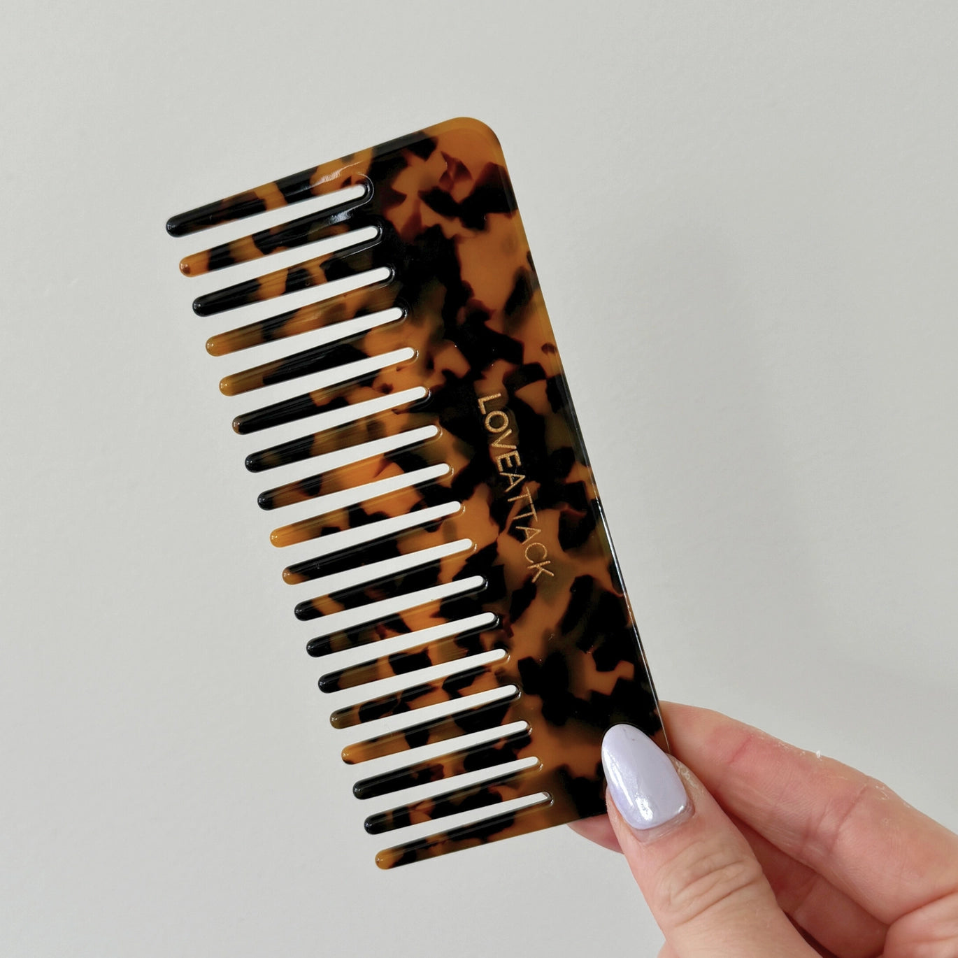 Cellulose Acetate Wide Tooth Hair Comb