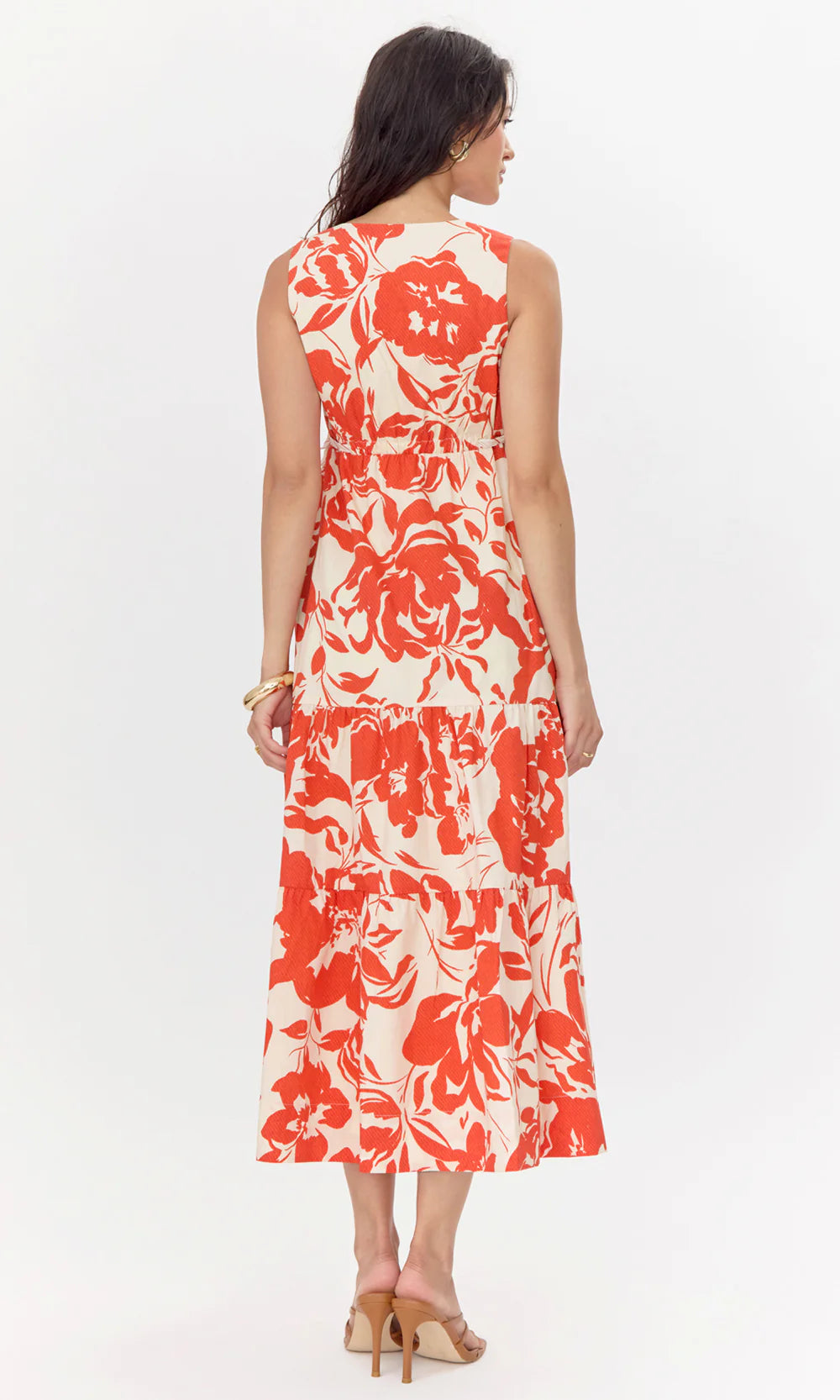 Maisy Side Tie Printed Maxi Dress - Sprig Beauty Co