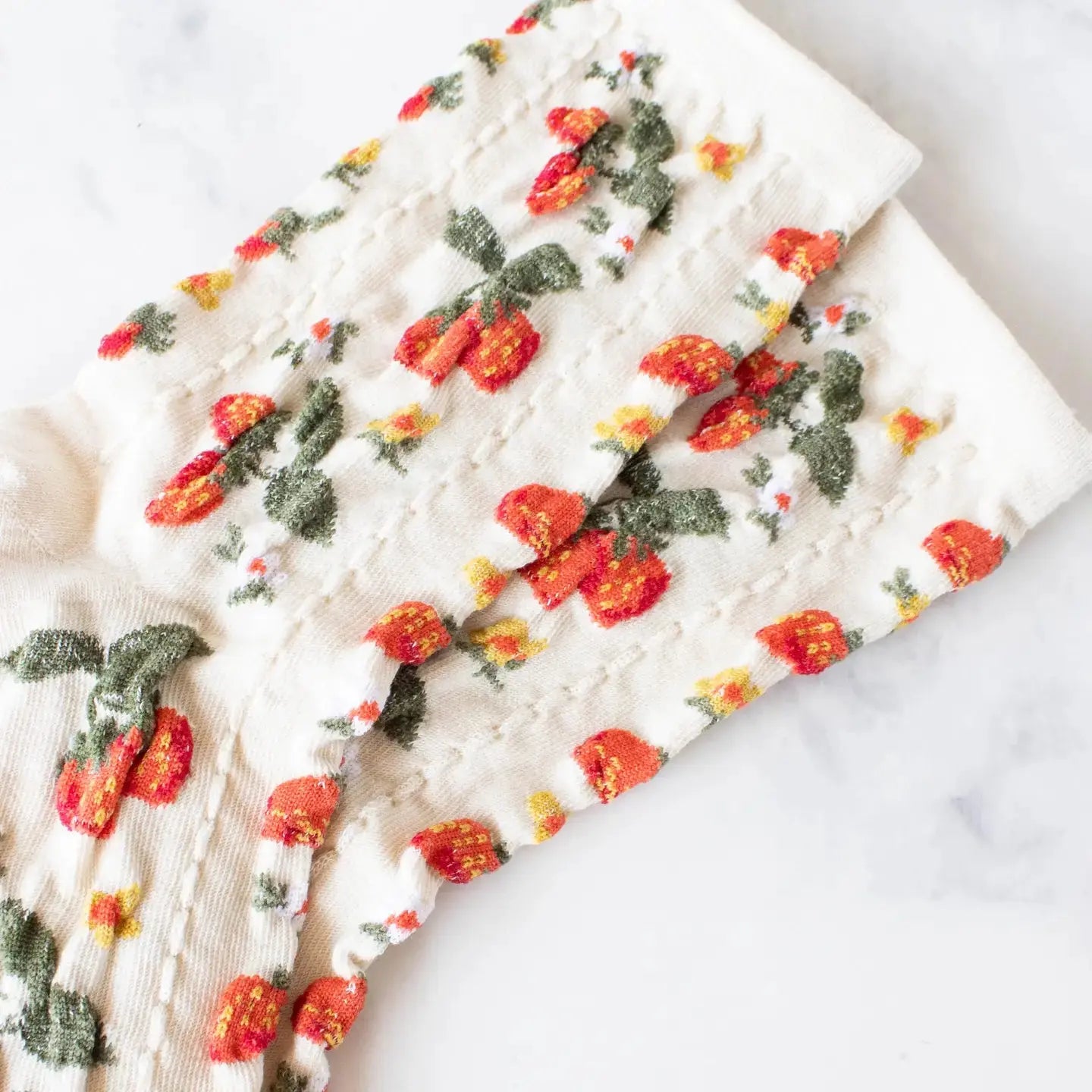 Strawberry Farm Socks - Sprig Beauty Co