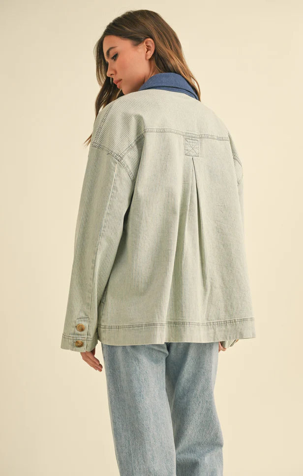 Aurora Striped Barn Jacket