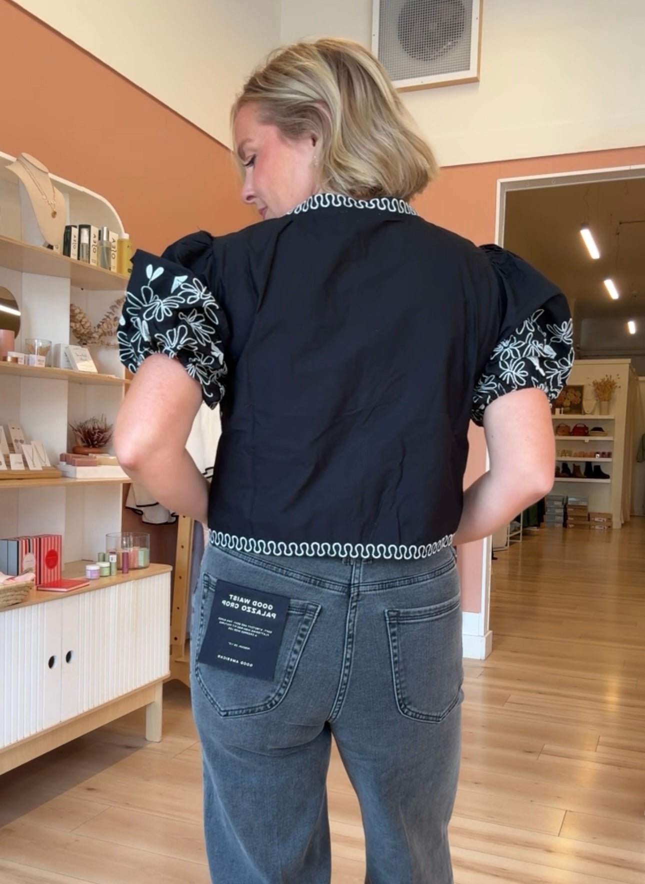 Daisy Eyelet Top - Sprig Beauty Co