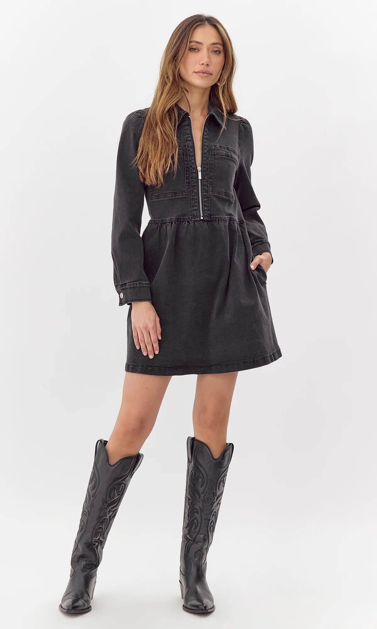 Lia Denim Dress