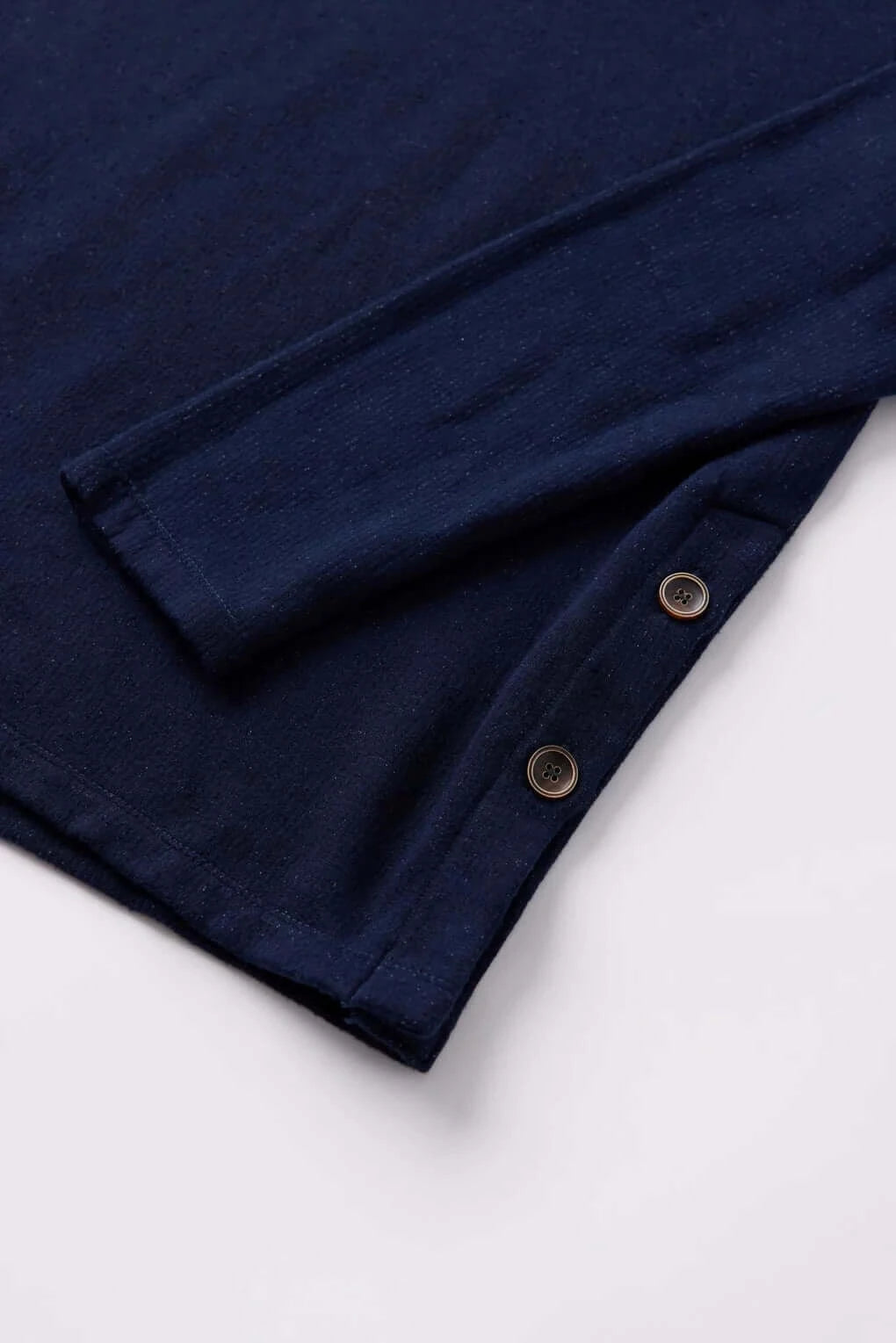 Brushed Boucle Long Sleeve Top