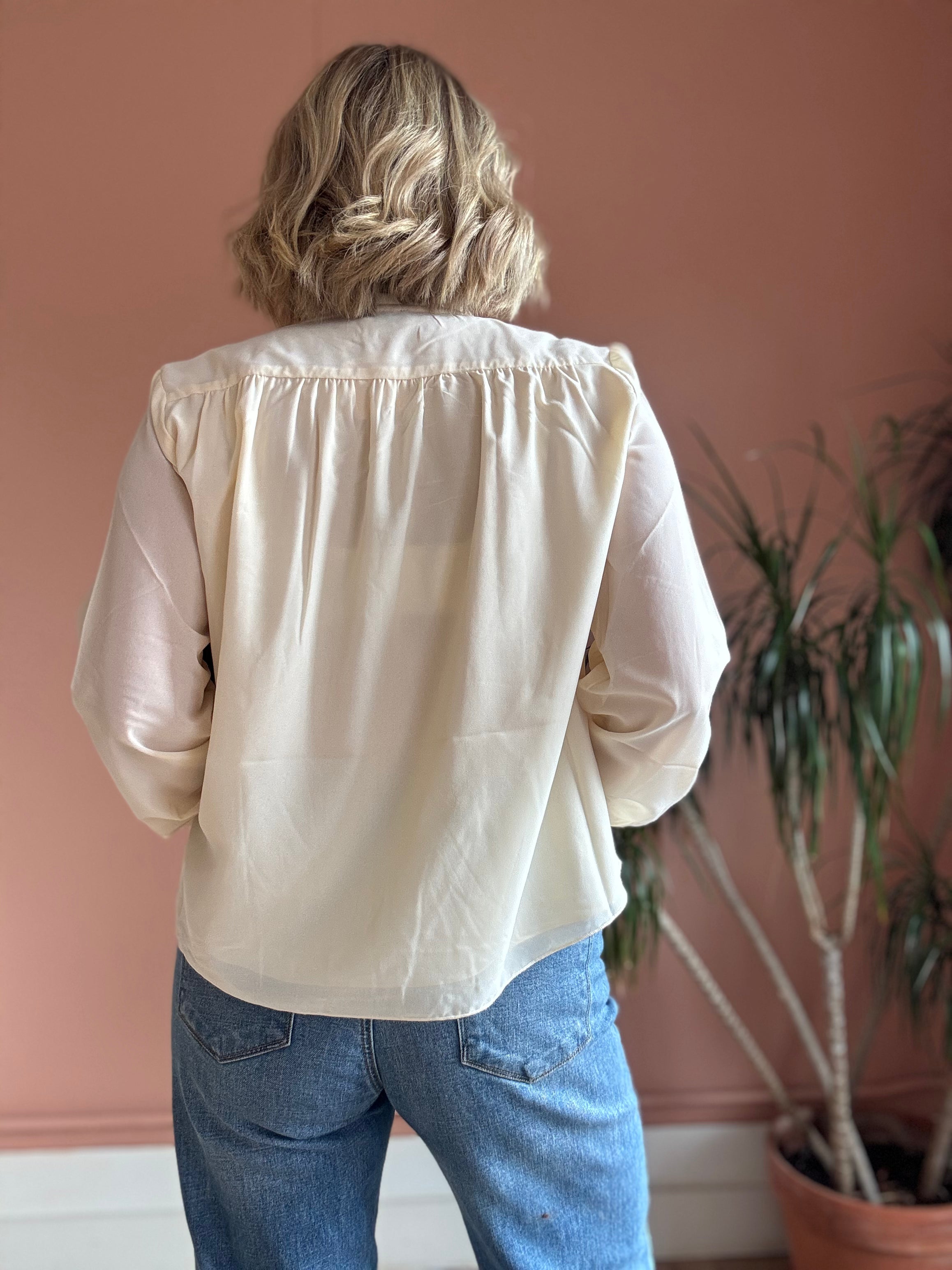 Margot Bow Blouse - Sprig Beauty Co