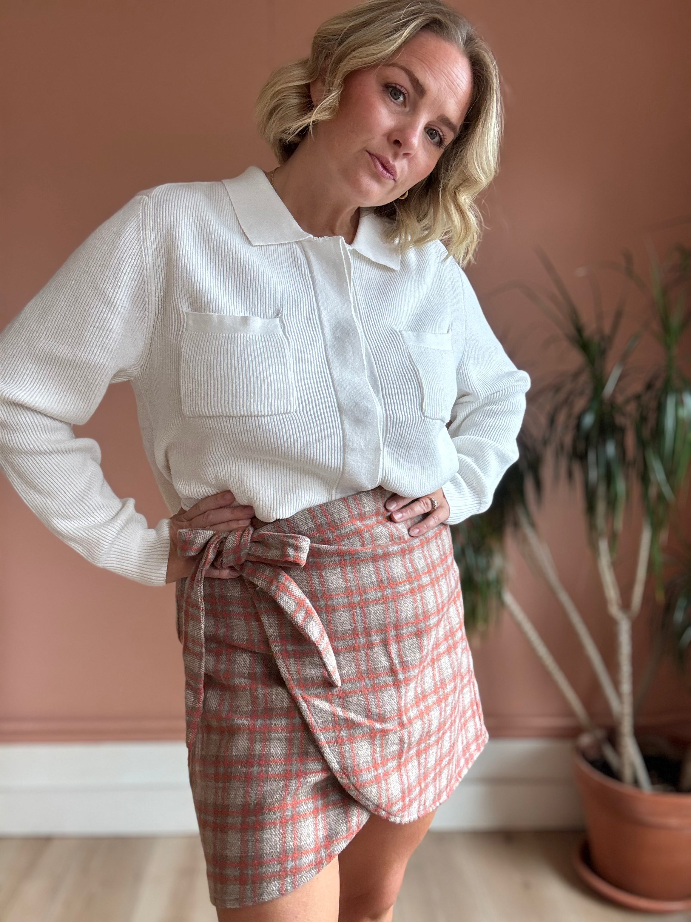 Lane Plaid Skirt - Sprig Beauty Co