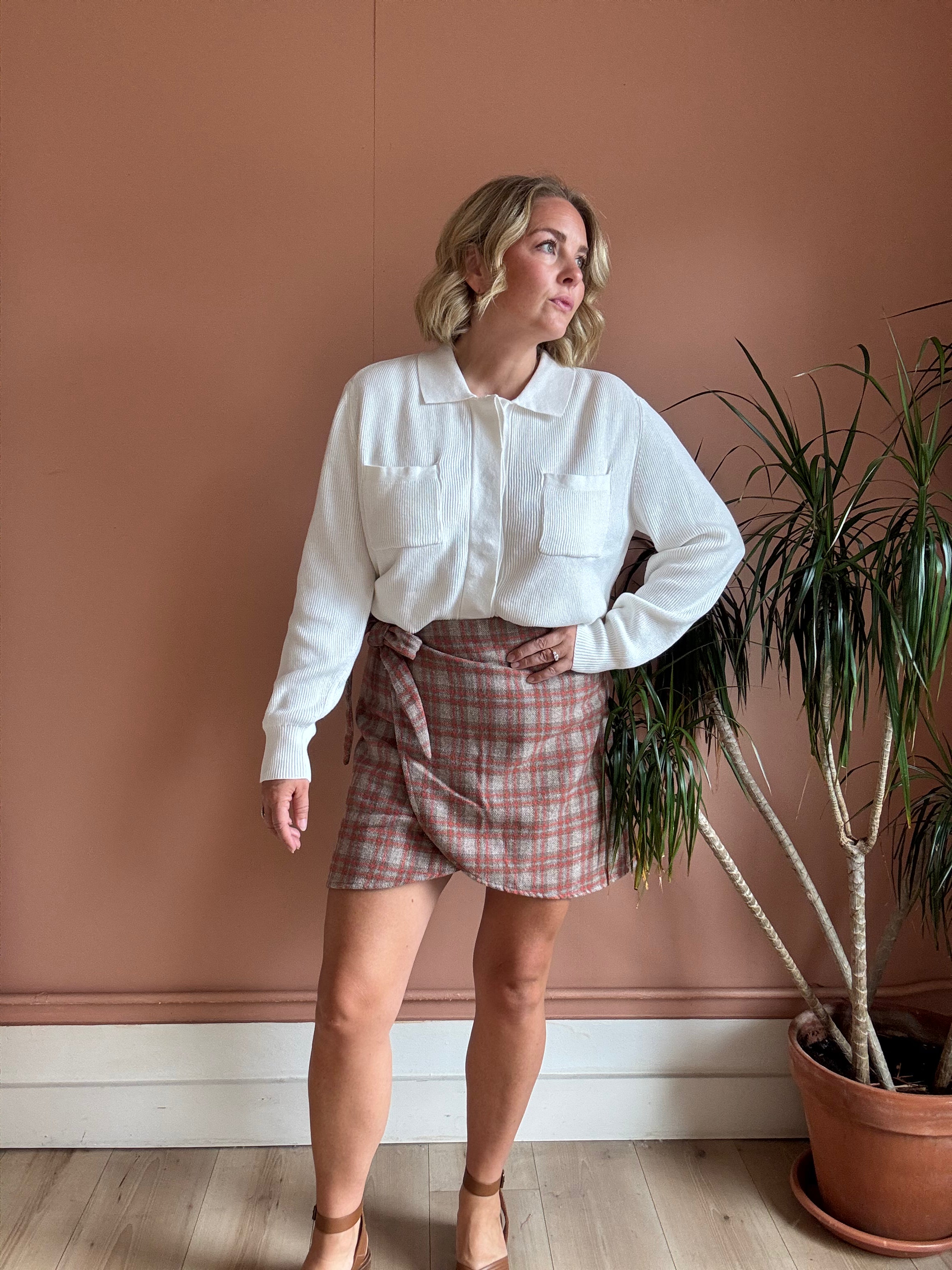 Lane Plaid Skirt - Sprig Beauty Co