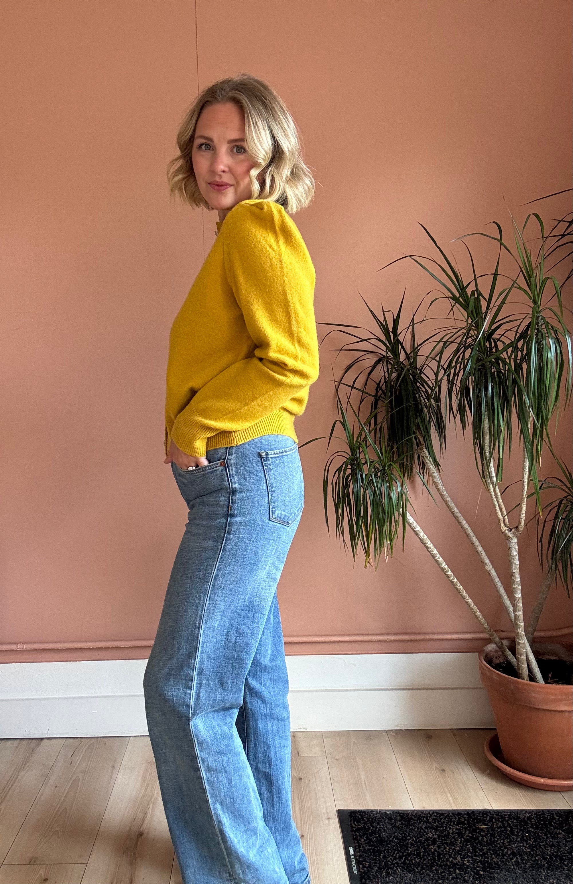Juliet Cardigan - Mustard - Sprig Beauty Co