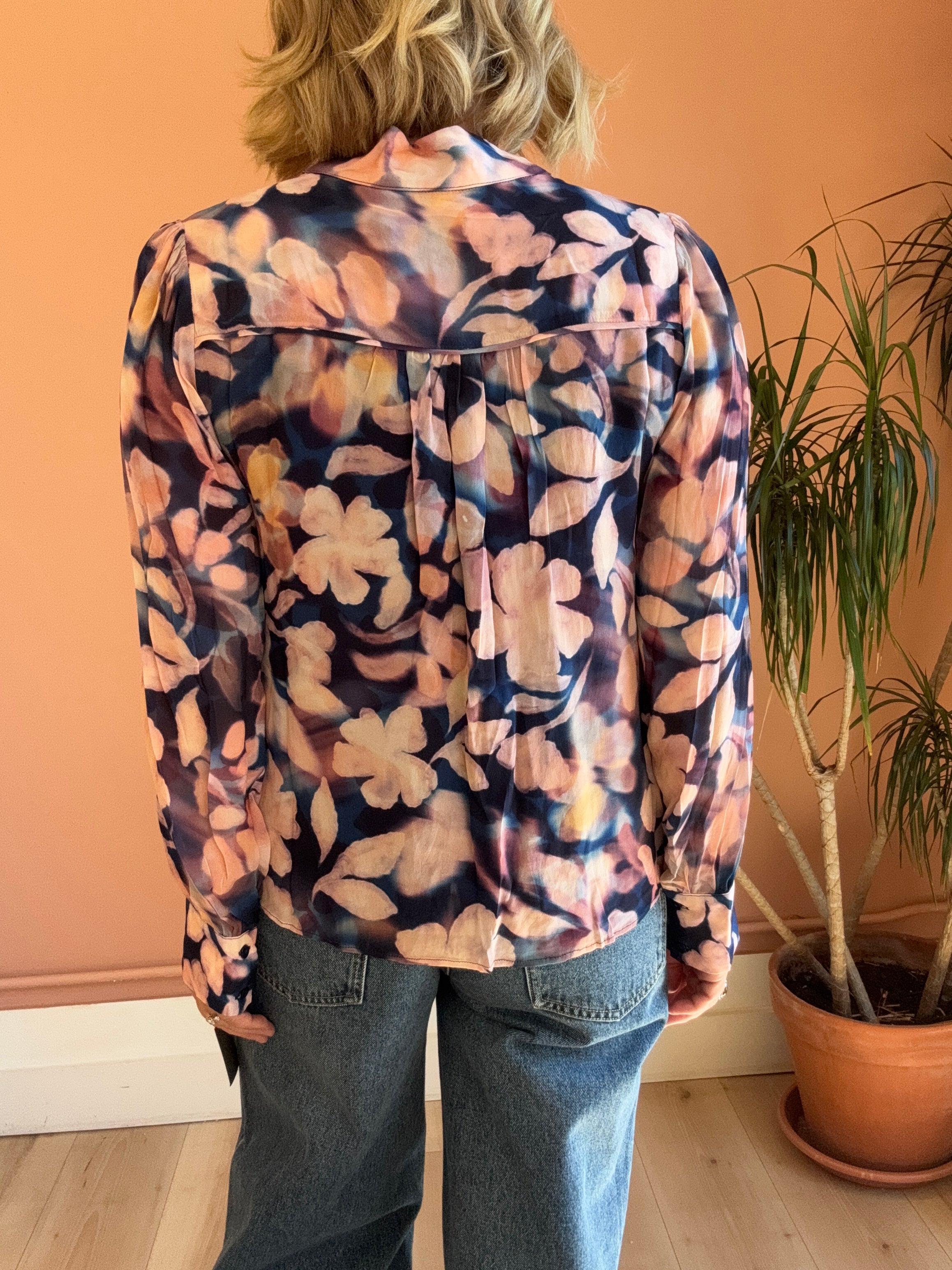 Midnight Bloom Blouse - Sprig Beauty Co