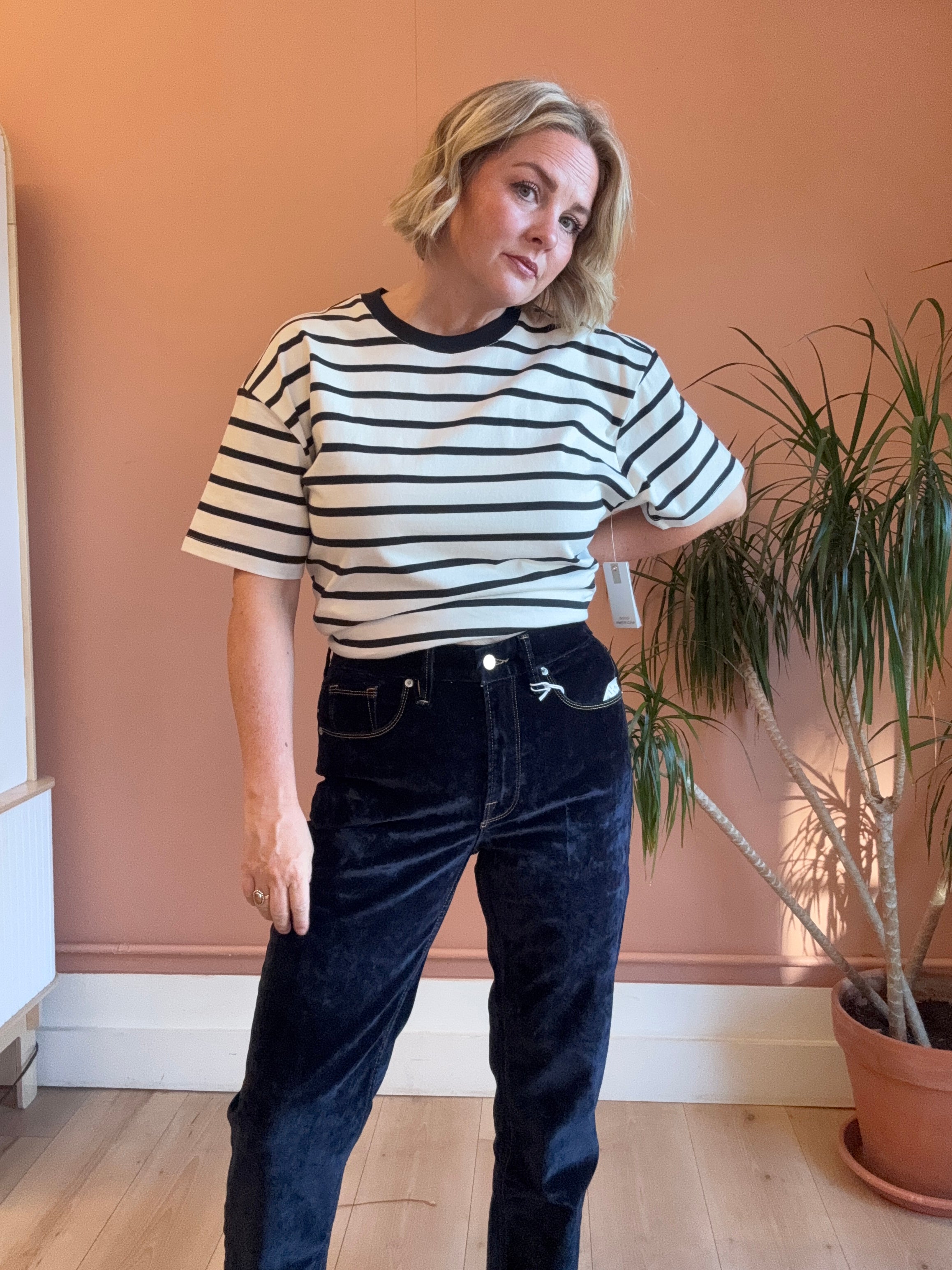 Classic Striped Tee - Sprig Beauty Co