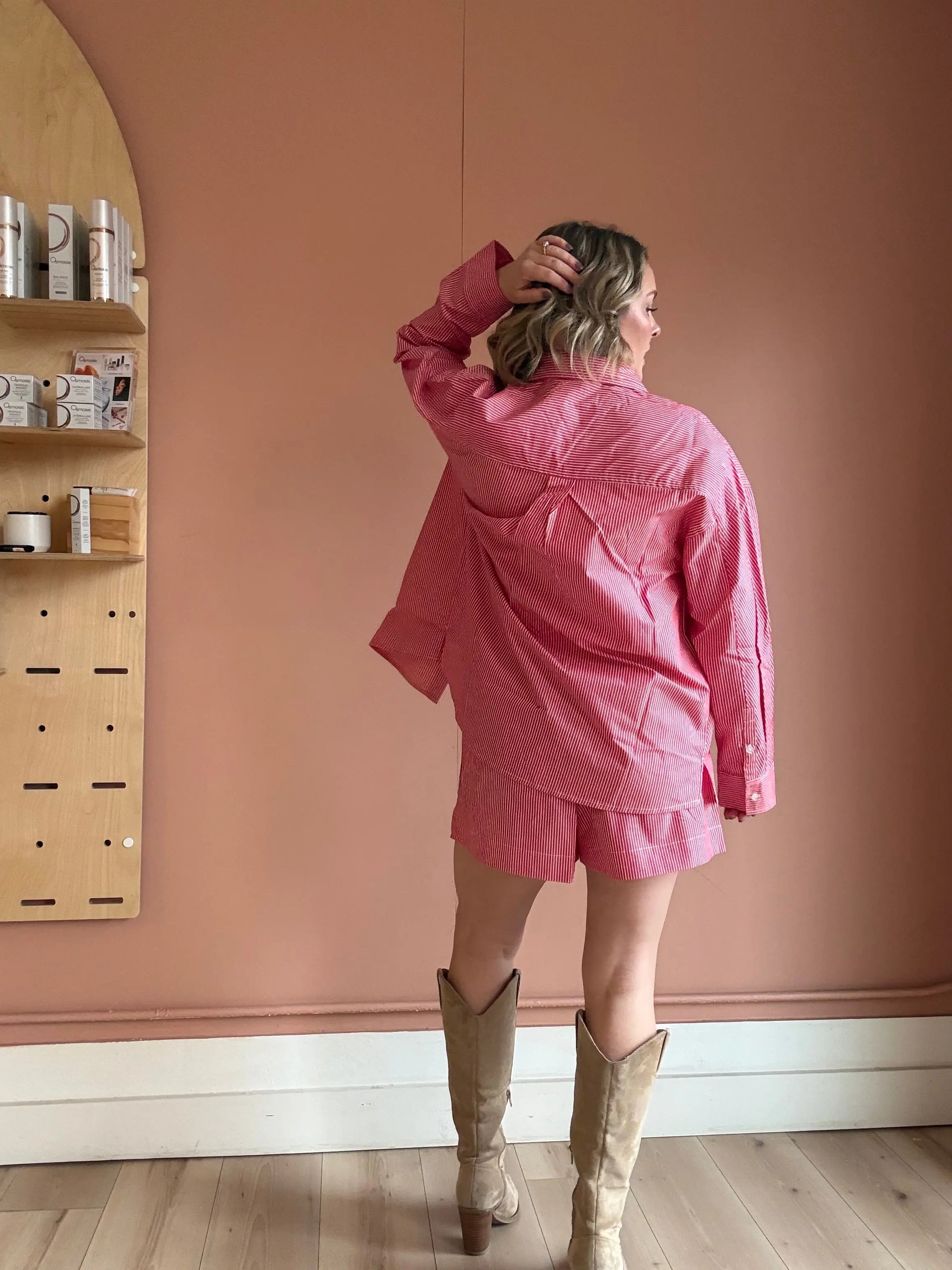 Anouk Stripe Shirt - Sprig Beauty Co