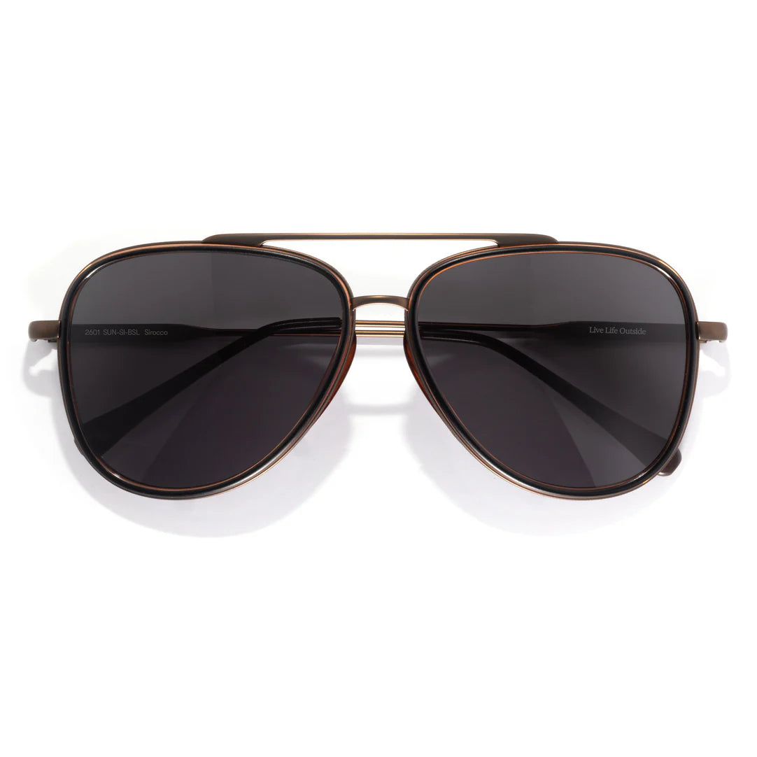 Sirocco Polarized Aviator Sunglasses Sunski