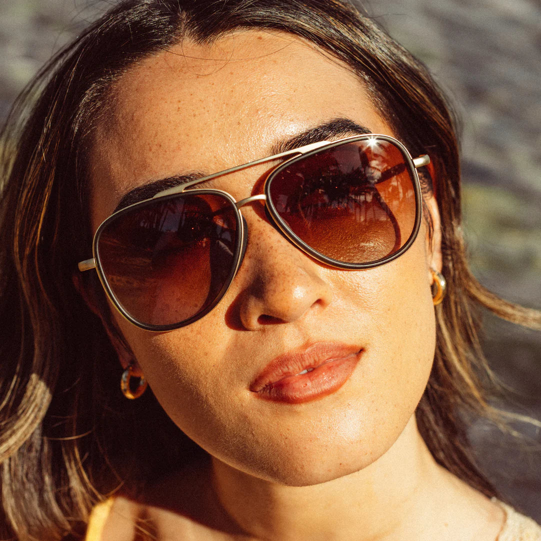 Sirocco Polarized Aviator Sunglasses Sunski