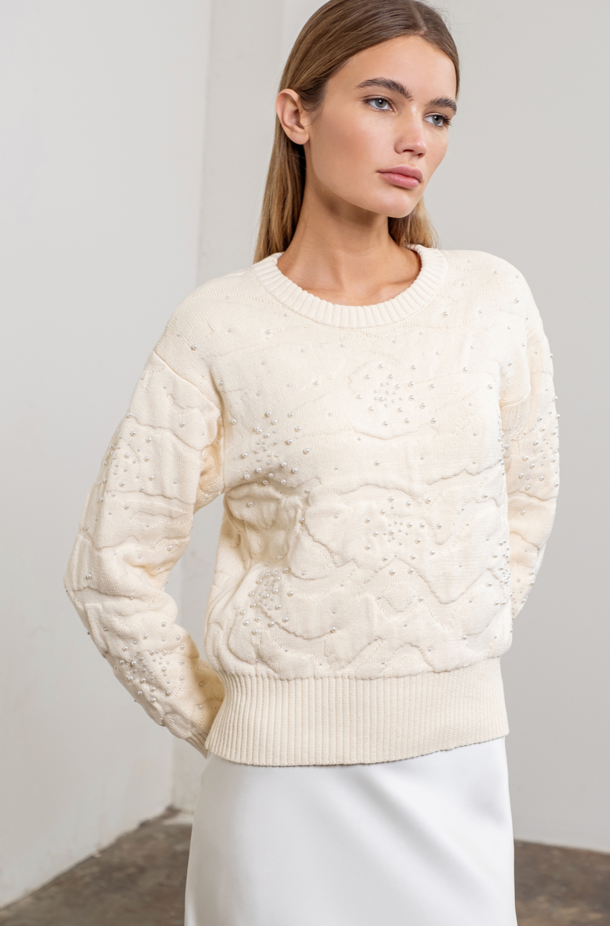 Sea of Pearls Sweater - Sprig Beauty Co