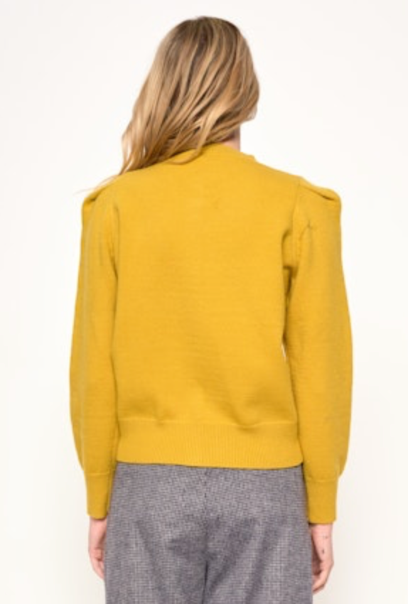 Juliet Cardigan - Mustard - Sprig Beauty Co