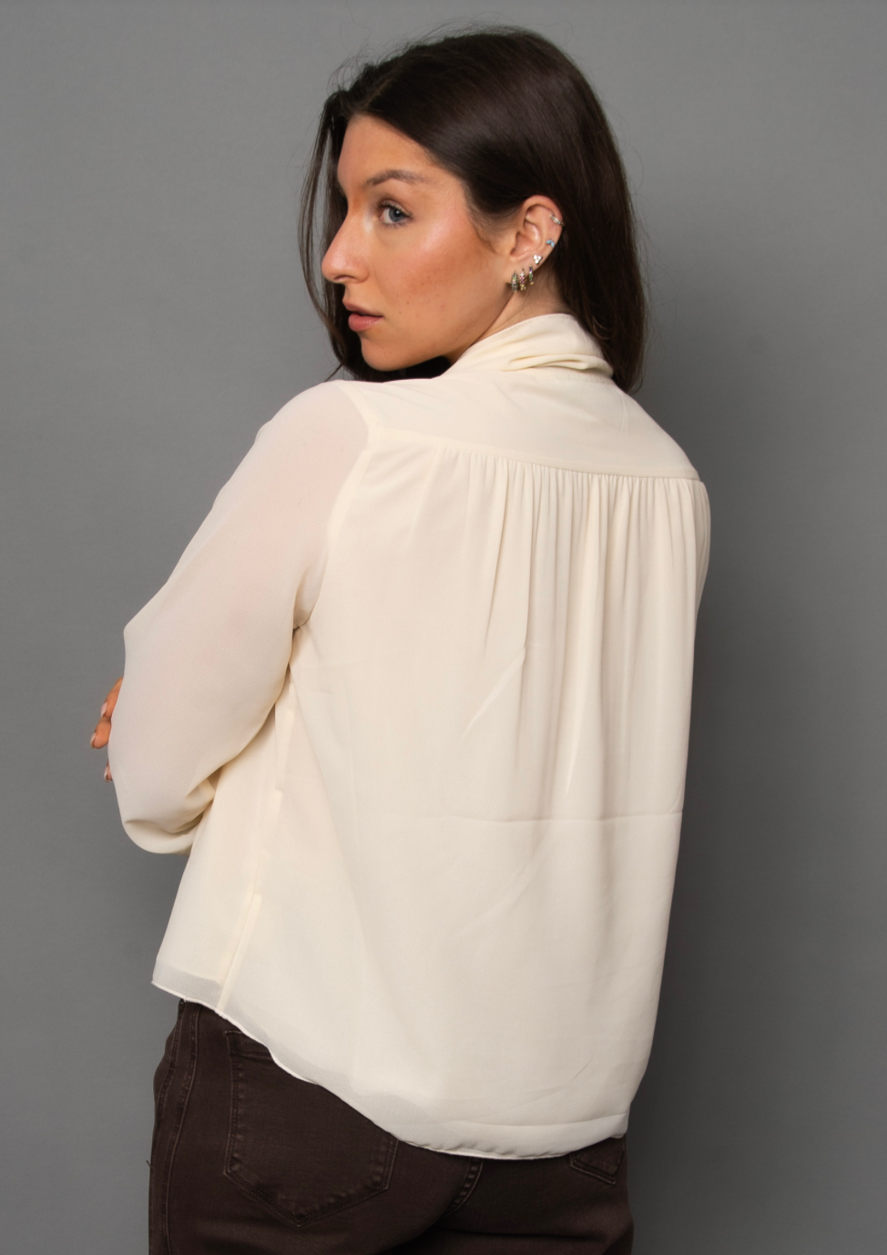 Margot Bow Blouse - Sprig Beauty Co