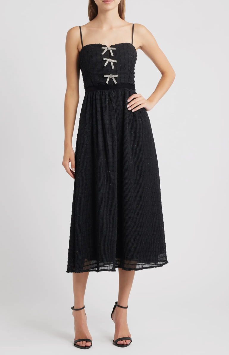 Vivienne Bow Dress - Sprig Beauty Co