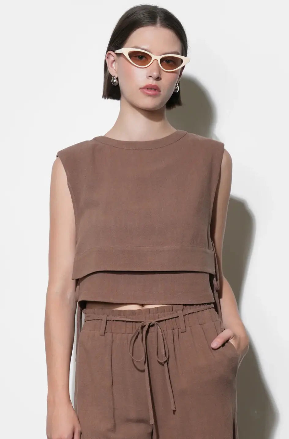 Luna Double Layer Top - Sprig Beauty Co