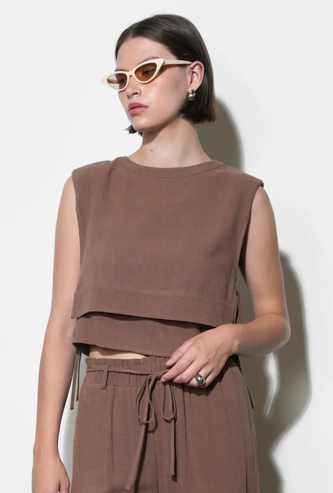 Luna Double Layer Top - Sprig Beauty Co
