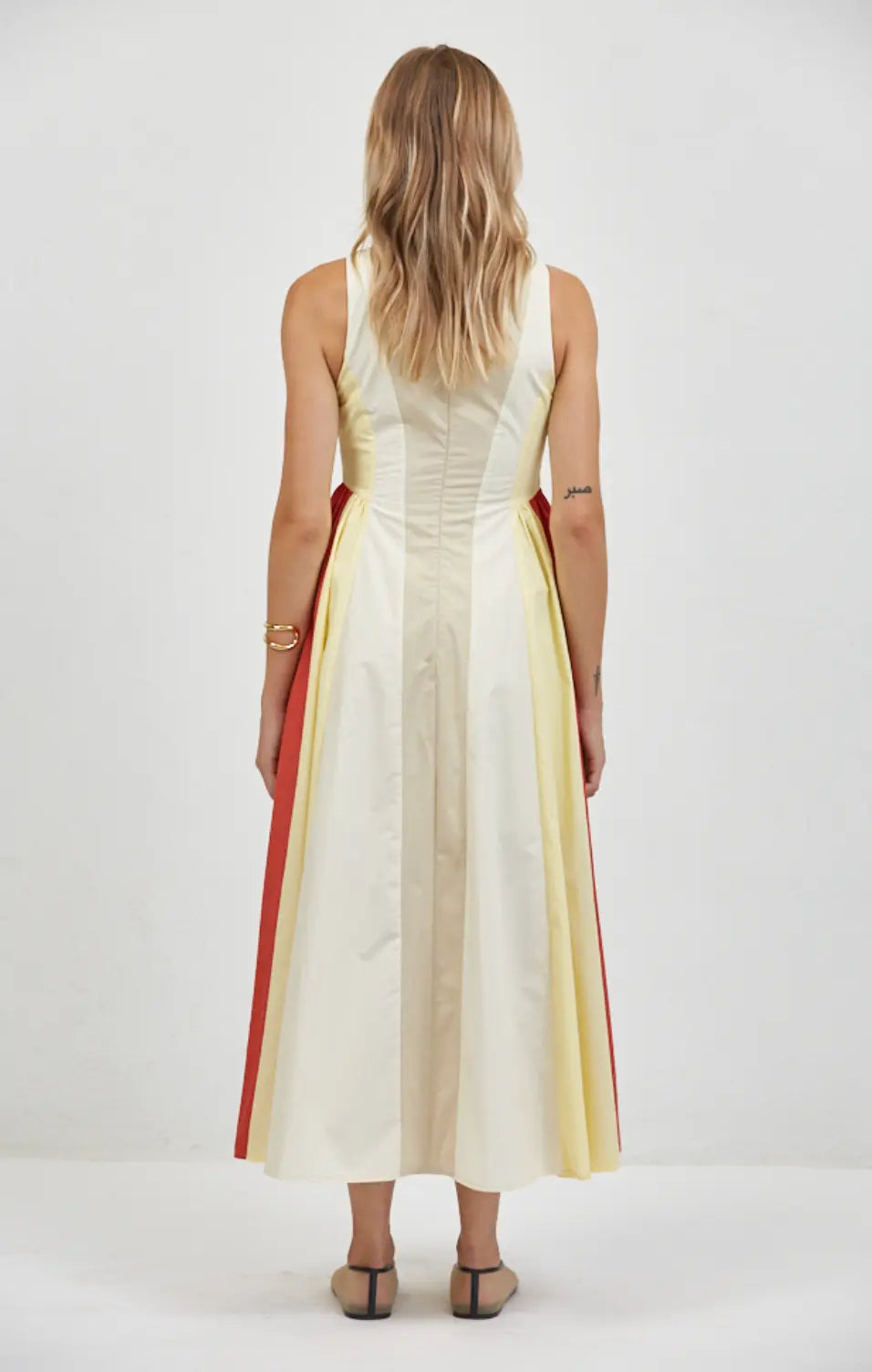 Solène Colorblock Midi Dress - Sprig Beauty Co