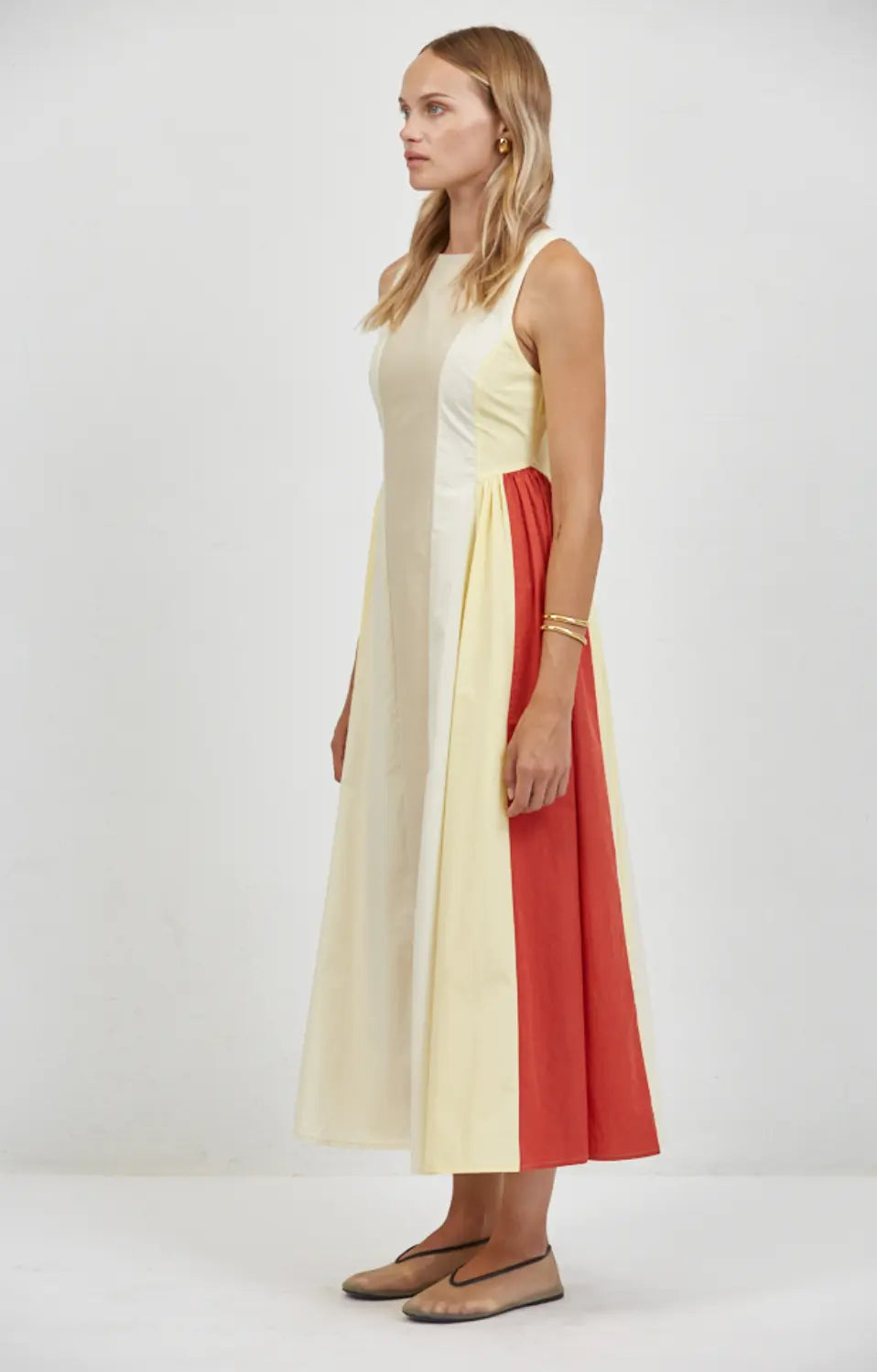Solène Colorblock Midi Dress - Sprig Beauty Co