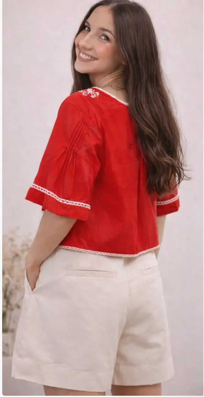 Carmine Top - Sprig Beauty Co