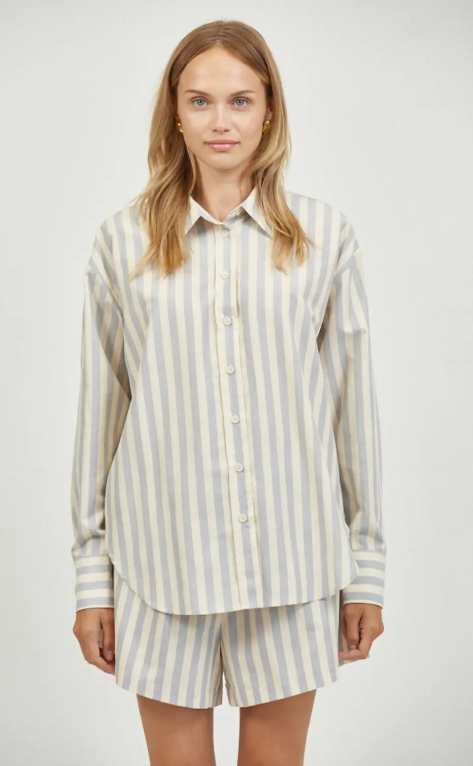 Lorie Button-down Shirt – Lightweight Relaxed Fit Top A.ren