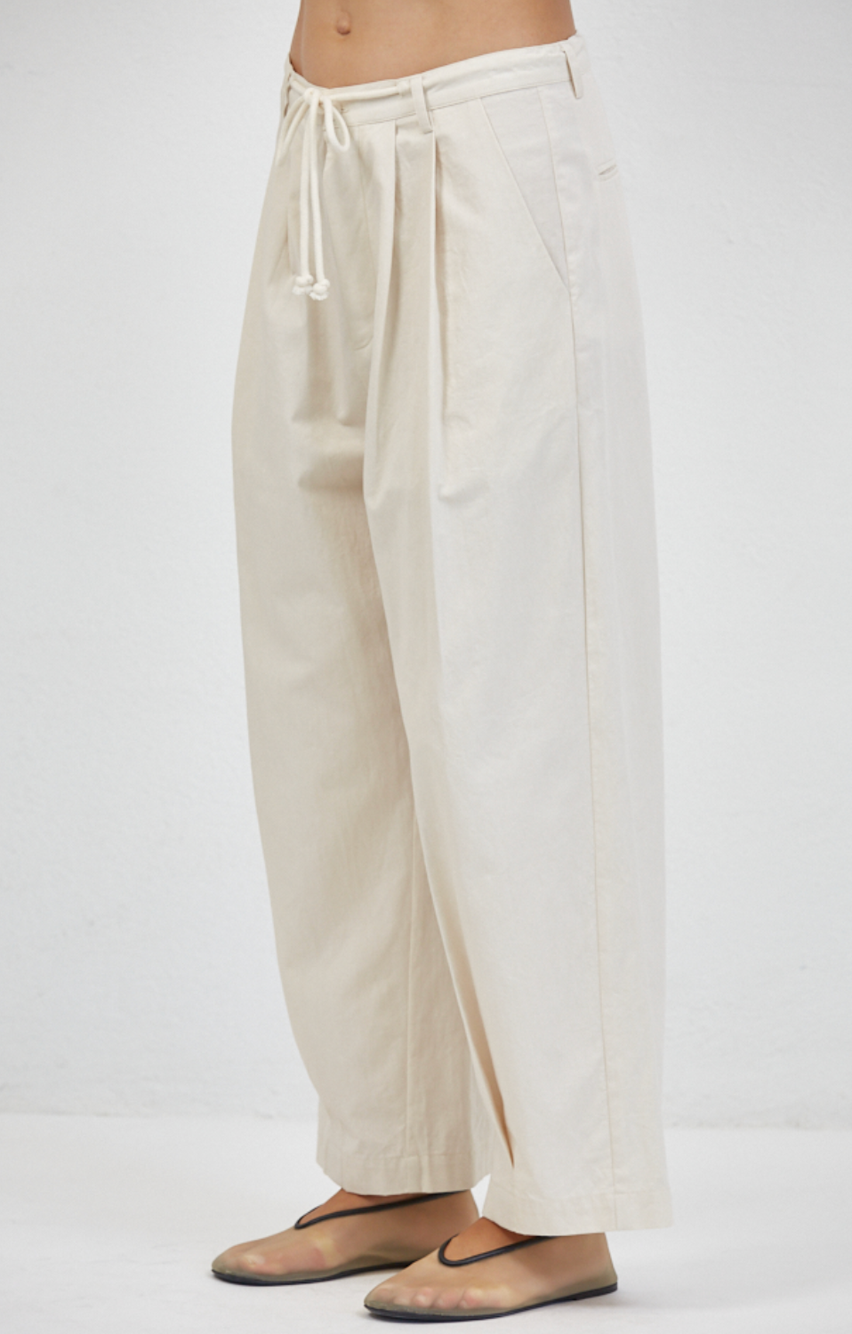 Harbor Cotton Drawstring Pants A.ren