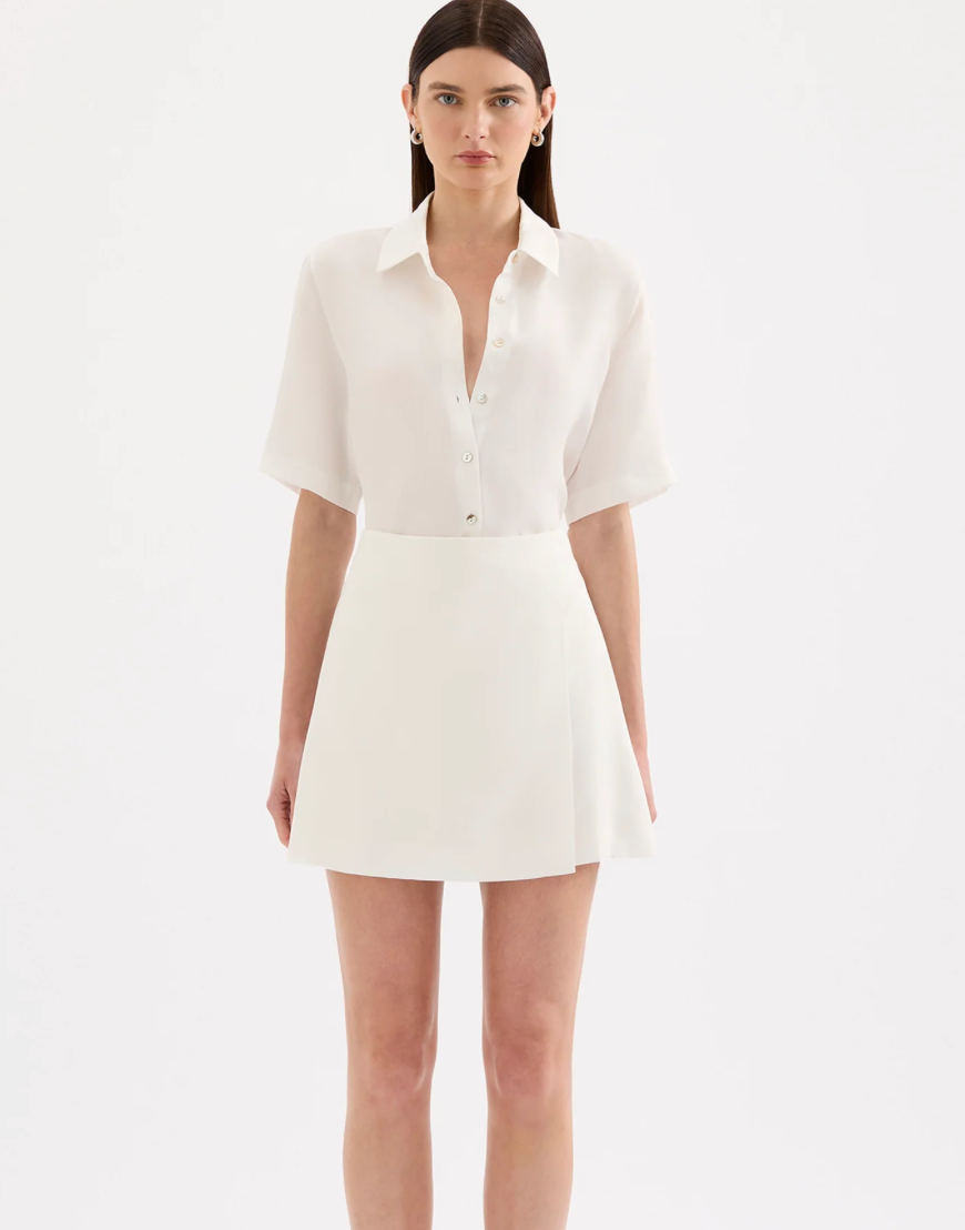 Beckett Mini Skirt Nude Lucy