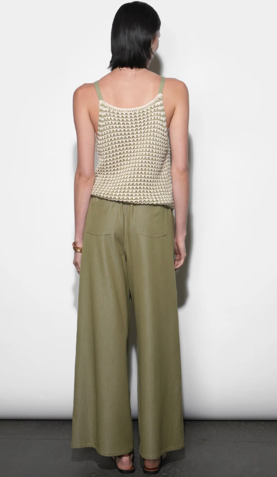 Paisley Linen Blend Pant Greylin