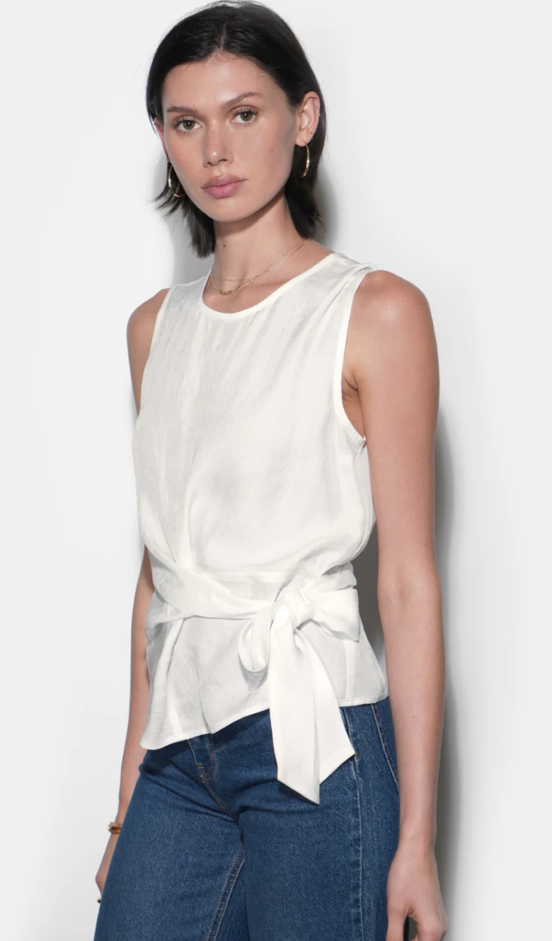 Lola Side Tie Blouse Greylin